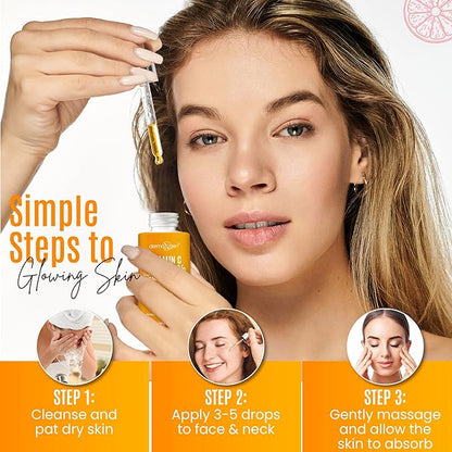 30% Vitamin C Serum for Face - Natural & Organic Anti Wrinkle & Skin Rejuvenator Moisturizer with Hyaluronic Acid & Vitamin E - Powerful Anti Aging Serum - Age-Defying Beauty Regimen- 1FL OZ