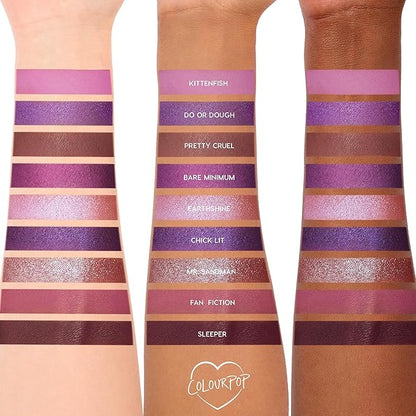 ColourPop Eyeshadow Palette - Eye Makeup Palette with Matte, Metallic, Matte Sparkle & Glitter Finishes - High-Pigment Eye Makeup with a Long-Wearing Formula - It's My Pleasure (0.3 oz)