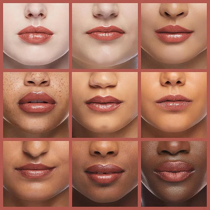 L'Paige ROSY PEARL - L56 Designer Lipstick | Moisturizing, Long-Lasting with Aloe Vera | Silvery Pink Finish