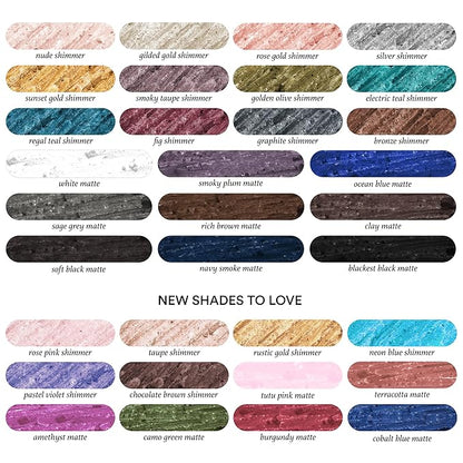 Julep When Pencil Met Gel Sharpenable Multi-Use Longwear Eyeliner Pencil - Chocolate Brown Shimmer - Transfer-Proof - High Performance Liner