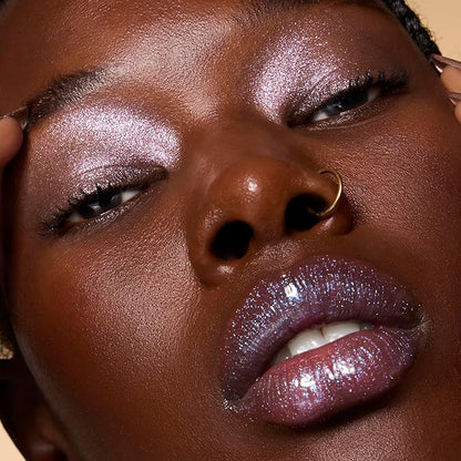 e.l.f. Fine As Fleck Glitter Eyeshadow, Long-Lasting Sheer Eye Makeup With A Shimmer Finish, Soft, Smooth Formula, Vegan & Cruelty-Free, Pop Off Pink