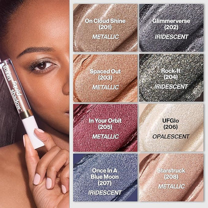 REVLON Glimmer Liquid Shadow, Smudge-Proof Shimmer Eyeshadow Makeup, Long Lasting, High Pigment, 205 In Your Orbit