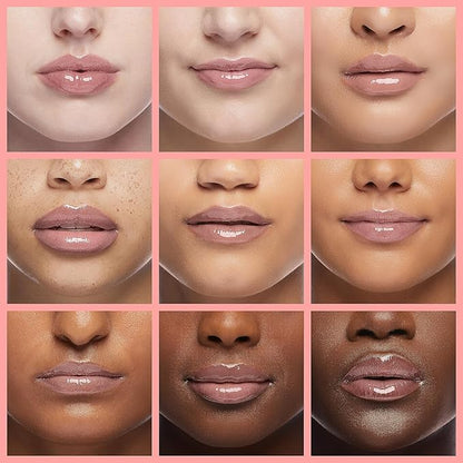 Lawless Forget the Filler Lip Plumping Line Smoothing Gloss - Cherry Vanilla - Premium Volumizing Lip Gloss with Natural Ingredients Designed to Plump, Firm, and Hydrate Lips 0.11 oz
