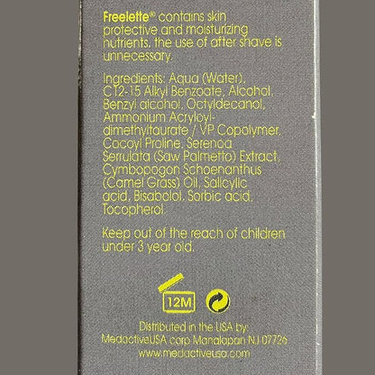 Pre Electric Shave After Shave Lotion Cream - Best For Close Shave - Smooth Irritation-Free Shaving - Shooting and Mousturising Formula Balm. Freelette. Pherolink 3.76 Ounce (Pack of 1), LEMONGRASS